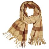 Knox Scarf Cream & Tan 