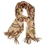 Xanthe Floral Scarf Beige 