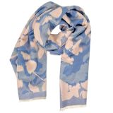 Elsie Scarf Blue & Blush 