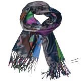 Millie Scarf Blue & Green 