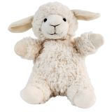 Curly Sheep Soft Toy Whtie 18cm 
