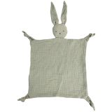 Bubsy Bunny Muslin Comforter Sage 30x30c
