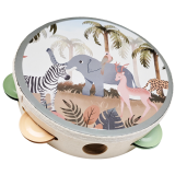 African Animals Tambourine Musical Toy G