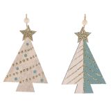 Scandi Christmas Tree Hanging Decoration