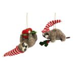 Quirky Felt Sloths Hanging Decoration Gr