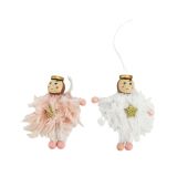 Elegant Fluffy Angels Hanging Decoration