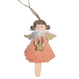 Cute Angel Hanging Decoration Peach 12cm