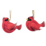 Cardinal Bird Hanging Decorations Red 9c