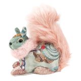 Paisley Baby Squirrel Decoration Pink & 