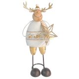 Metal Reindeer Holding Scarf Decoration 