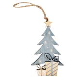Tree with Presents Hanging Decoration Bl