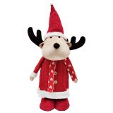 Tall Reindeer Standing Decoration Red 10