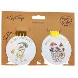 May Gibbs Christmas Bauble Gift Tag Red 
