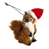 Squirrel with Hat Hanging Decoration Bro