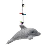 Dolphin Hanging Decoration Grey 11cm 