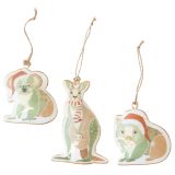 FB Christmas Aus Animals Hanging Decorat
