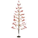 Berry Tree with 775 Micro LED Black & Re