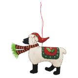 Christmas Sheep Fabric Hanging Decoratio