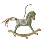 Felt Rocking Horse Hanging Decoration Sa