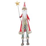 Santa with Fur Trim & Star Metal Red 51c