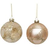 Geo Baubles Gold 8cm (2 Asst)