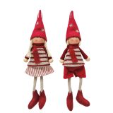 Boy & Girl Hanging Decorations Red & Gre