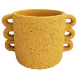 Sale Dayze Planter Mustard Med 16.5cm 