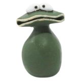 Frog Ornament Green Sm 11.5cm 