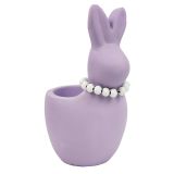 Sale Cute Bunny with Pearls Planter Lila