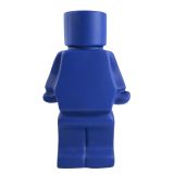 Sale Block Man Planter Blue 32cm 
