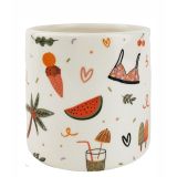 Sale Summer Fun Planter Colourful Sm 12c