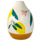 Evergreen Ceramic Vase Green, Yellow  W