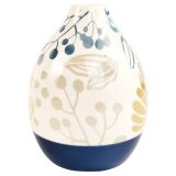 Summer Solstice Ceramic Vase Blue & Gree