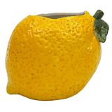 Lemon Planter Yellow 13cm 