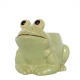 Frog Planter Light Green Sm 9cm 