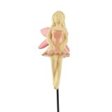 Sale Fairy Garden Charm on Stick Pink 29