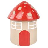 Sale Toadstool House Planter Red 16cm 
