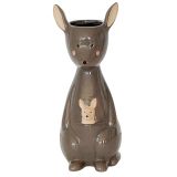 Kangaroo Vase Grey 23cm 