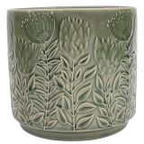 Protea Planter Sage 17cm 