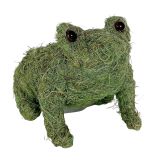 HUSK Frog Planter Green 20cm 