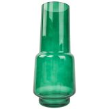 Tommy Abstract Glass Vase Forrest Green 