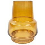 Tommy Abstract Glass Vase Rust Med 19cm 