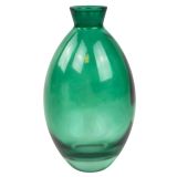Tommy Bud Glass Vase Forrest Green Sm 12