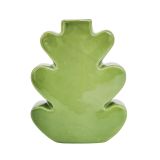 Alice Leaf Vase Green 18cm 