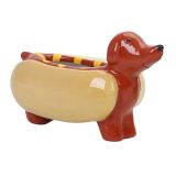 Hot dog Planter Brown 9cm 