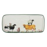 Farm Yard Platter Green 36x15cm 