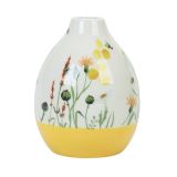 Bee Meadow Vase Yellow 13cm 