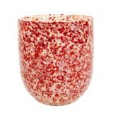 Speckle Planter Pink & Red 11cm 