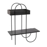 Sale Levi Metal Side Table Black H76x61c