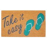 Take it Easy Doormat Green 45x75cm 